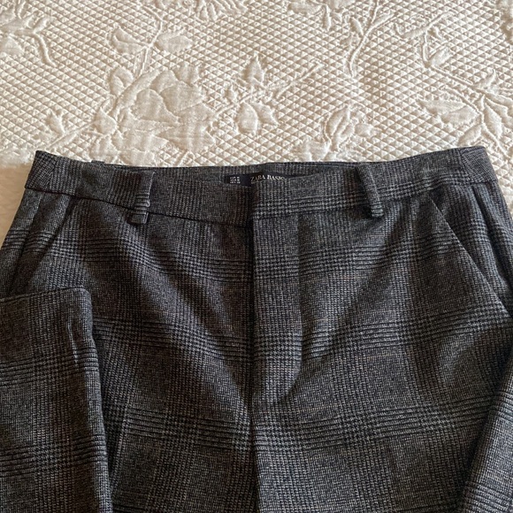 NWOT Zara Grey Plaid Pants Size M - Picture 10 of 10